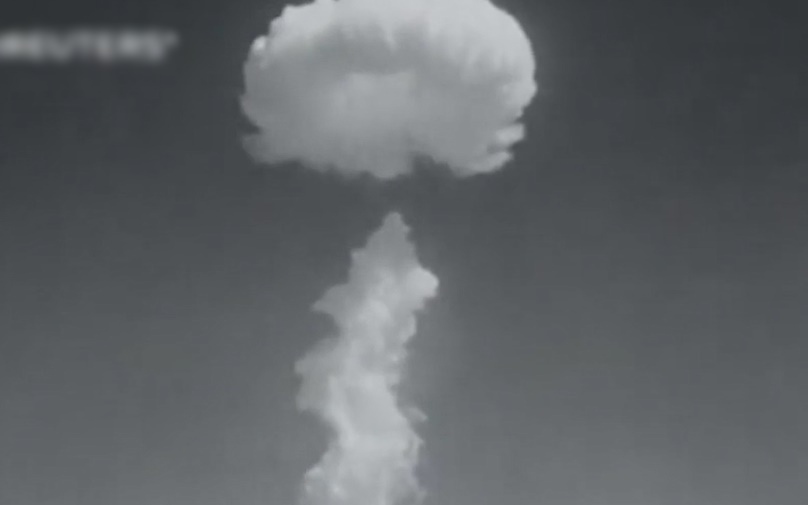 Nổ bom hạt nhân ở Nevada (Mỹ) là vụ đầu tiên lên sóng truyền hình